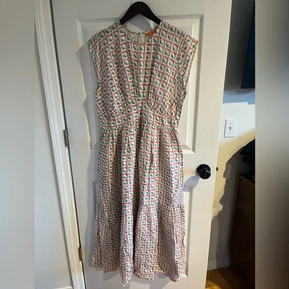 Oliphant Cap Sleeve Midi, Cirque Rose, Large - Picture 3 of 5